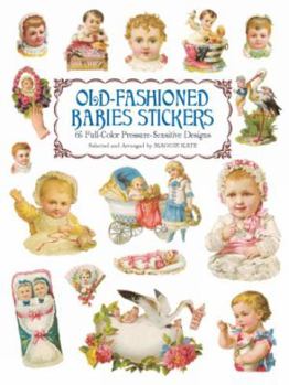 Paperback Old-Fashioned Babies Stickers Book