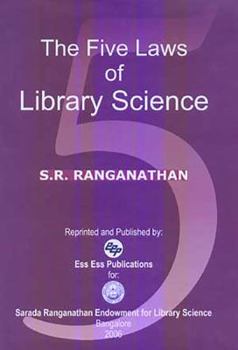 Paperback The Five Laws of Library Science Book