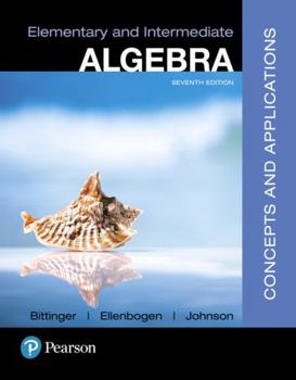 Printed Access Code Mylab Math with Pearson Etext -- Standalone Access Card -- For Elementary and Intermediate Algebra: Concepts and Applications Book