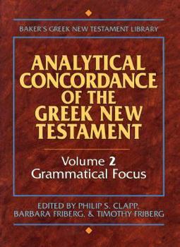 Hardcover Analytical Concordance of the Greek New Testament Book