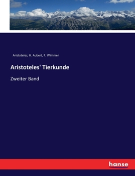 Paperback Aristoteles' Tierkunde: Zweiter Band [German] Book