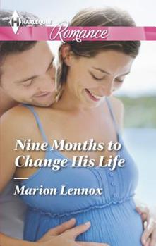 Mass Market Paperback Nine Months to Change His Life [Large Print] Book