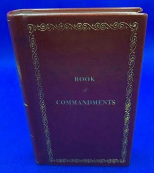 Hardcover 1833 Book of Commandments Full Replica Book