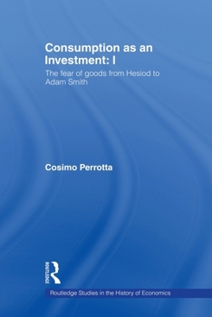 Paperback Consumption as an Investment Book