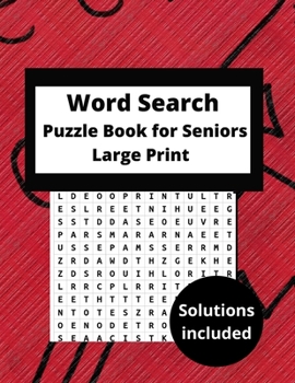 word search puzzle books for seniors large print: Keep your brain active funny word search adults Great puzzle book including all solutions. Many hours of guaranteed puzzle fun for all puzzle fans you