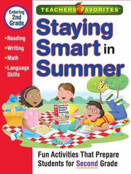 Hardcover Staying Smart in Summer Entering Second Grade Book