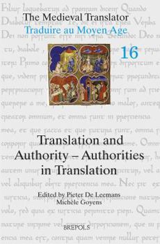 Paperback Translation and Authority / Authorities in Translation [French] Book