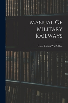 Paperback Manual Of Military Railways Book