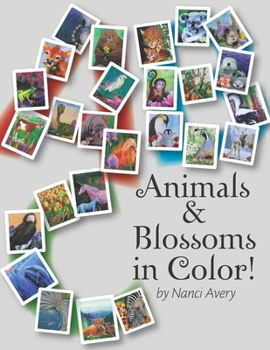 Paperback ABC Animals & Blossoms in Color! Book