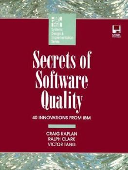 Hardcover Secrets of Software Quality Book