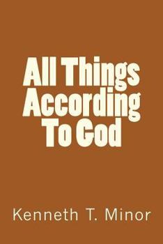Paperback All Things According To God Book