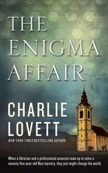 Hardcover The Enigma Affair [Large Print] Book
