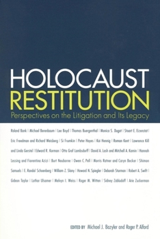 Paperback Holocaust Restitution: Perspectives on the Litigation and Its Legacy Book