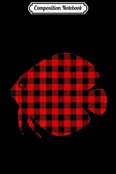 Composition Notebook: Discus Red Buffalo Plaid Pompadour Matching Family PJ Gift  Journal/Notebook Blank Lined Ruled 6x9 100 Pages