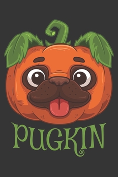 2020 Week To View Dated Planner Diary: 6x9 Inches Paperback Halloween Pumpkin Pug Pugkin Dog Lover