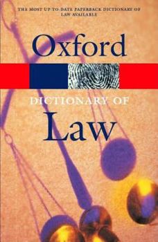 Hardcover A Dictionary of Law Book