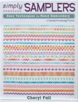 Paperback Simply Samplers: Easy Techniques for Hand Embroidery Book
