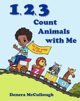 Paperback 1, 2, 3 Count Animals with Me [Large Print] Book