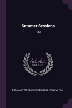 Paperback Summer Sessions: 1963 Book