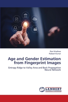 Paperback Age and Gender Estimation from Fingerprint Images Book