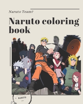 Paperback Naruto coloring book: Favorite Naruto Coloring Book For Both Kids And Adults To Relax, Relieve Stress With Lots Of Naruto Illustrations Book