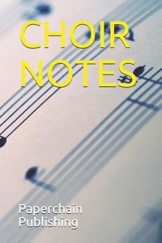 Paperback Choir Notes Book