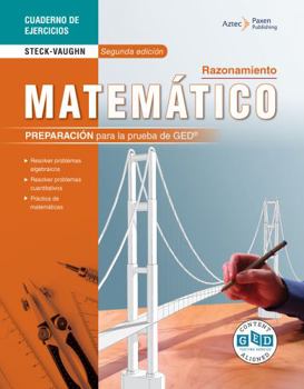 Paperback Preparacion para la Prueba de GED®: Razonamiento Matematico Cuaderno de Ejercicios, Segunda Edicion Book
