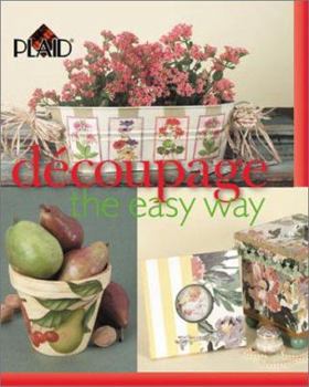 Hardcover Decoupage the Easy Way Book