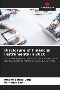 Paperback Disclosure of Financial Instruments in 2010 Book