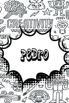 Paperback Pedro: Personalized Doodle Isometric Dot Paper Notebook Featuring 120 Pages 6x9 Book