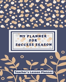 Paperback Lesson Planner: Confetti Record Book: Teachers Planner For Time Organization and Planning - Weekly and Monthly Lesson Planner Teacher Book