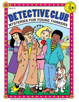 Paperback Detective Club: Mysteries for Young Thinkers (Grades 2-4) Book