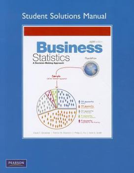 Paperback Student Solutions Manual for Business Statistics Book