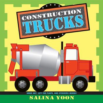 Board book Construction Trucks [With Foil Stickers and Hard Hat] Book