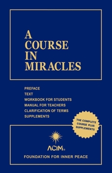 Hardcover A Course in Miracles: Combined Volume Book