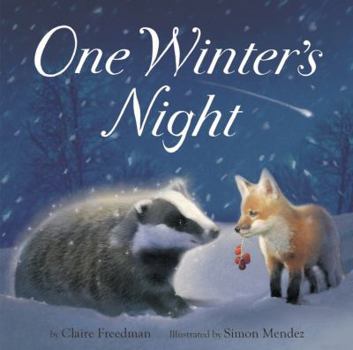 Board book One Winter's Night - Little Hippo Books - Children's Padded Board Book