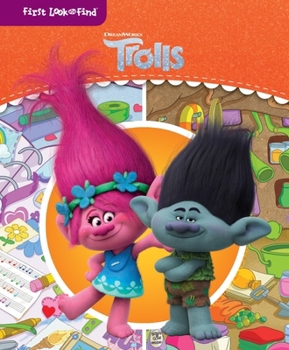 Library Binding DreamWorks Trolls: First Look and Find Book