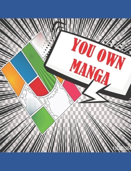 Paperback Professional Blank Comic, Have Your Own Professiona Manga, Over 50 Page Without Any Additional Annoying Writing in It. Book