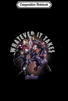 Composition Notebook: Marvel Avengers Endgame Group Shot Whatever It Takes  Journal/Notebook Blank Lined Ruled 6x9 100 Pages