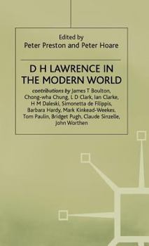 Hardcover D. H. Lawrence in the Modern World Book