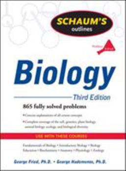 Paperback Schaum's Outline of Biology Book