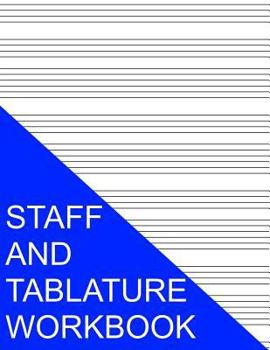 Paperback Staff and Tablature workbook Book