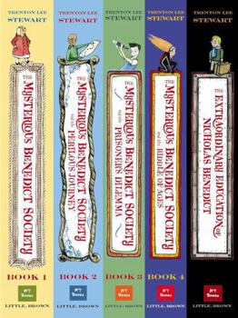 The Mysterious Benedict Society Paperback Boxed Set by Trenton Lee Stewart – Complete Adventure Mystery Collection for Kids & Teens