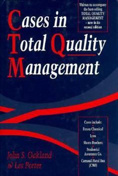 Hardcover Cases in Total Quality Management Book