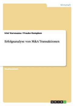 Paperback Erfolgsanalyse von M&A Transaktionen [German] Book