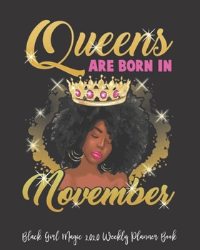 Black Girl Magic 2020 Weekly Planner Book: Strong Black Woman With Prayer And Plan Rainbow | 2020 Calendar | Goals | Gratitude | African American | 8 ... | Contacts | Black Queen | Melanin | Gift