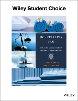 Paperback Hospitality Law: Managing Legal Issues in the Hospitality Industry Book