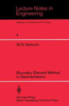 Paperback Boundary Element Method in Geomechanics Book