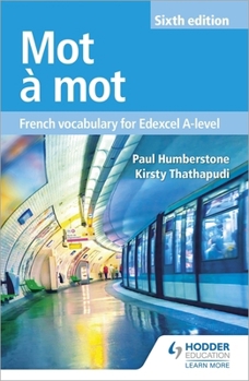 Paperback French Vocabulary For Edexcel A-level Book