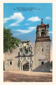 Paperback Vintage Journal San Jose Mission, San Antonio, Texas Book